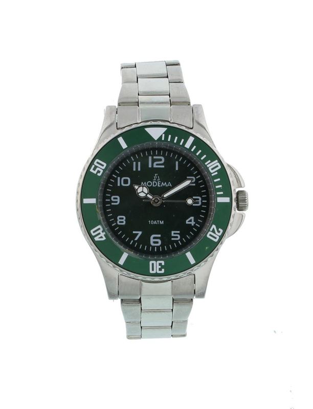 Modema Barneklokke Grønn