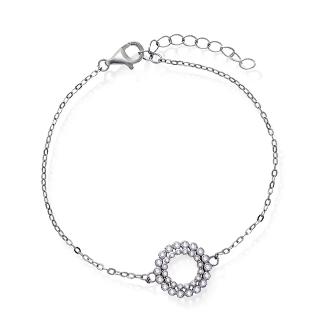 Hovedbilde Aura armbånd rhodinert sølv 992627