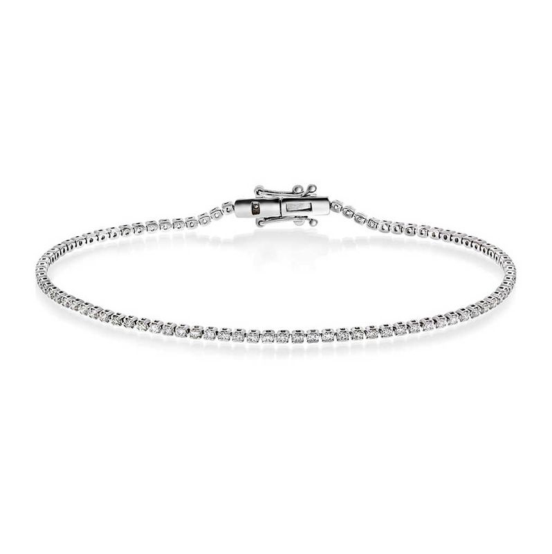 EC Tennisarmbånd diamanter hvittgull