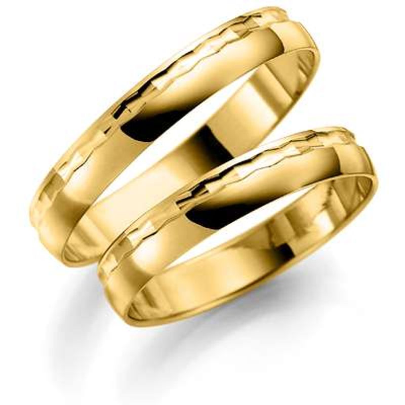 Deg&Meg ring 585 gultgull 3,5mm SE117GU35 pris per stk