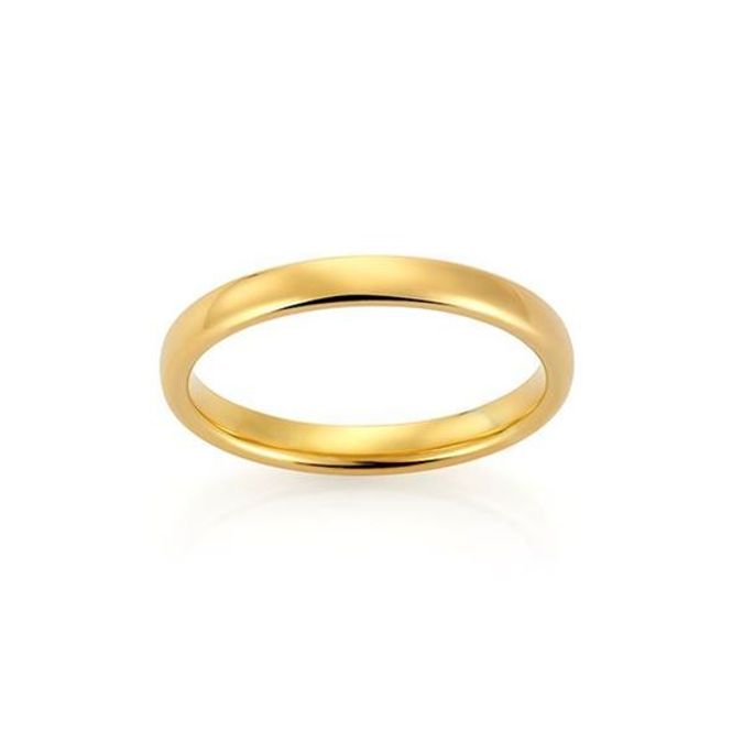 Hovedbilde Emotions ring gult gull 3mm 2289203 pris pr stk