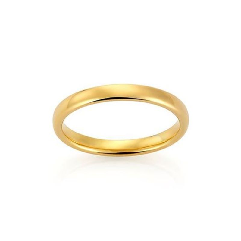 Emotions ring gult gull 3mm 2289203 pris pr stk