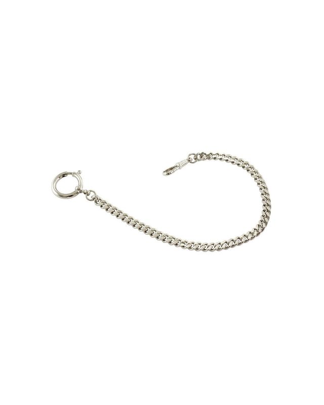 Lommeurkjede Stål blank panser flat LG518N