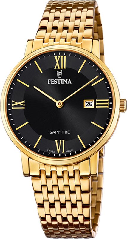 Festina Swiss Made Herre sort F20020-3