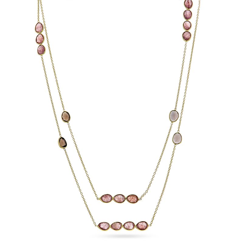 GLAM Mirage kjede sølv stener 992481