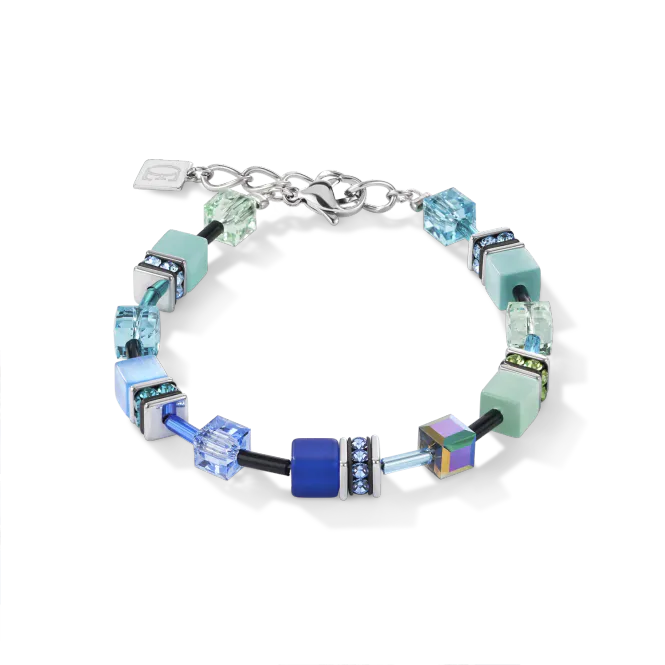 Hovedbilde COEUR DE LION Bracelet GeoCUBE blue green 2838300705