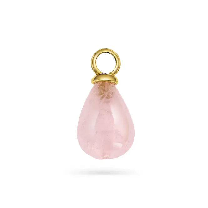 Hovedbilde Sandra Lyng Rose glow charm forgylt sølv 48165