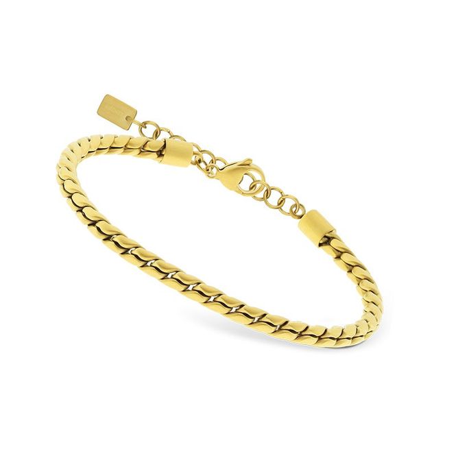 Hovedbilde Bracelet Cobra pvd gold HB9386