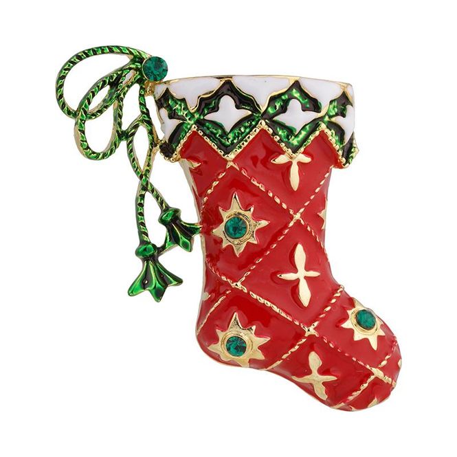 Hovedbilde Bijouteri julenål julesokk 200127