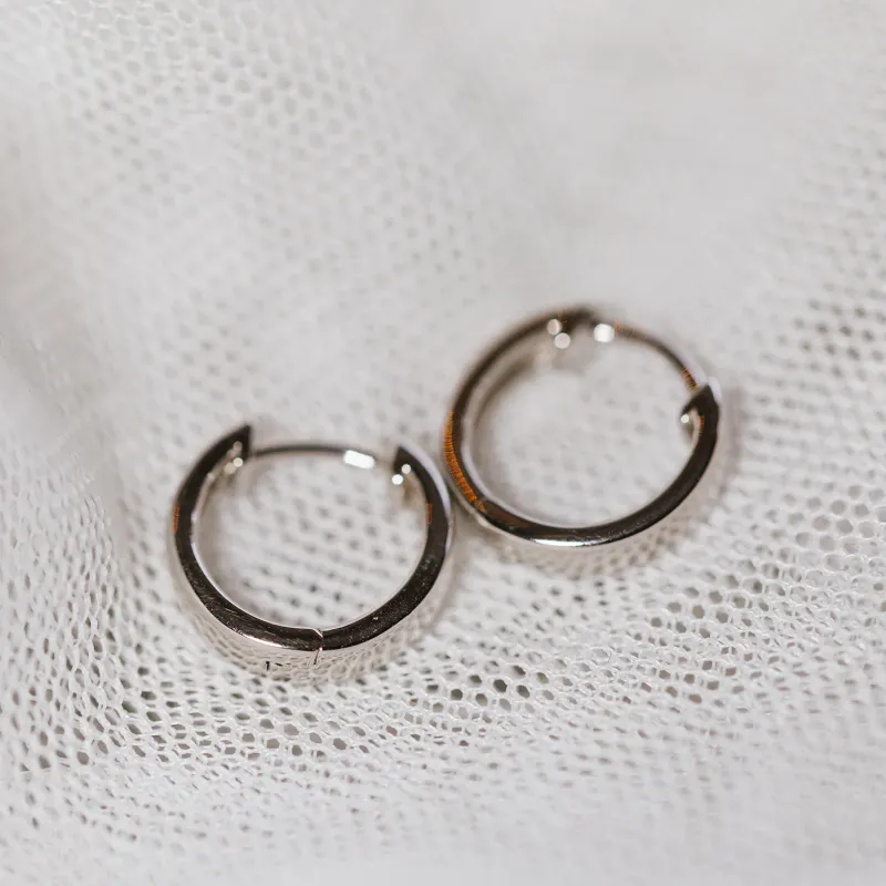 Øreringer sølv 991144