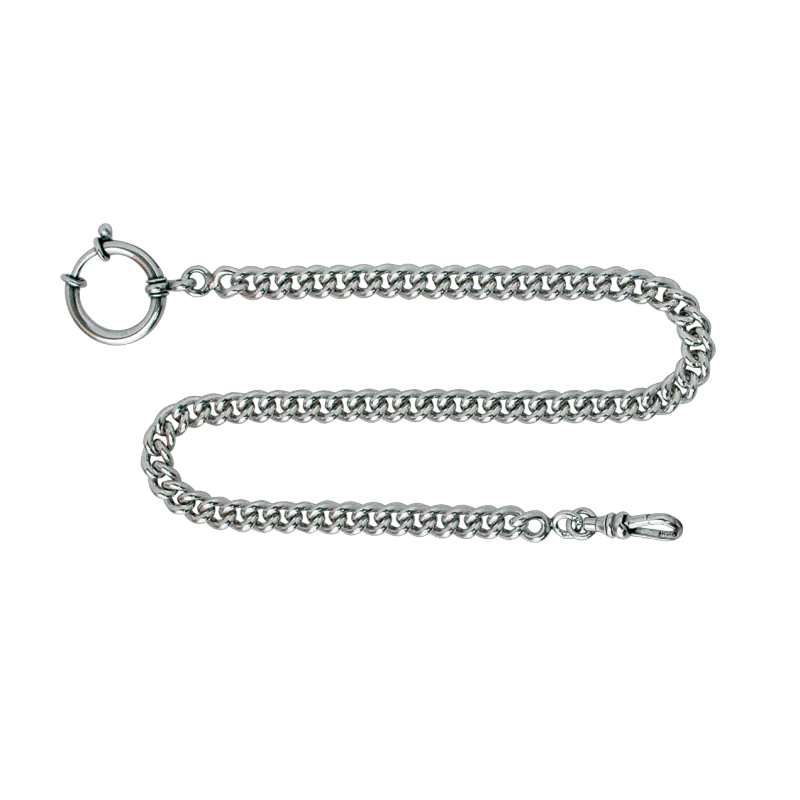 Lommeurkjede Sølv panser 34 cm 341100