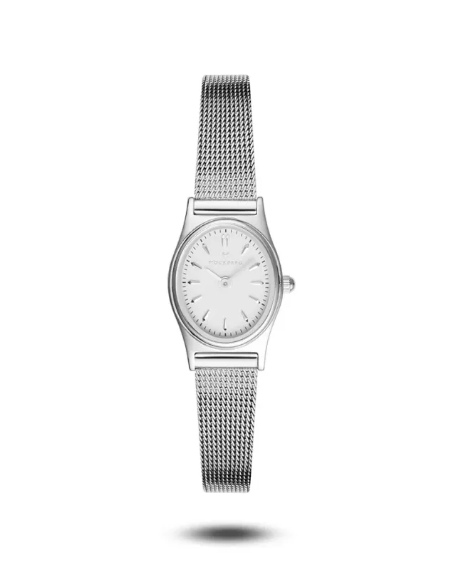 Mockberg Retro Mesh Sølvfarget MB0254