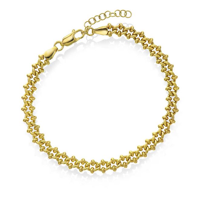 Hovedbilde Armbånd i forgylt sølv 44506.21