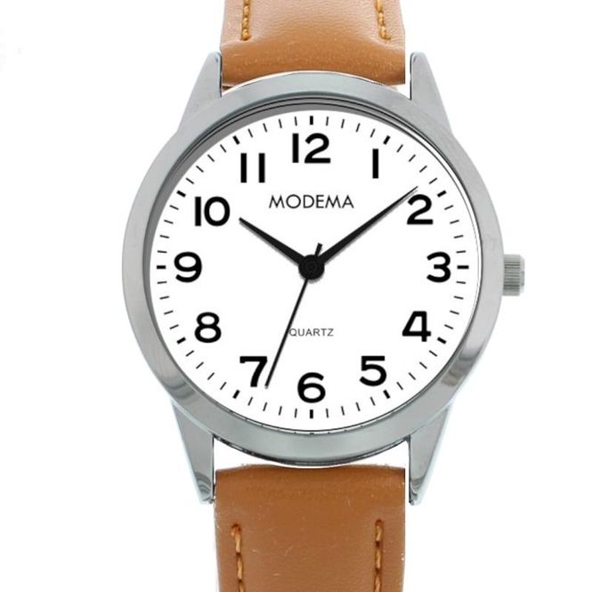 Hovedbilde Modema Dameur lys brun skinn rem MD5002.04