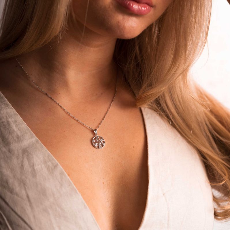 Livets Tre smykke i sølv 992246