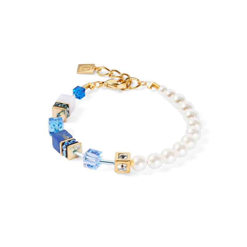 COEUR DE LION Bracelet GeoCUBE Precious Fusion pearls 5086300716