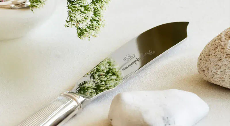 BRYLLUPSKNIVEN Kakekniv / Champagnesabel 012540