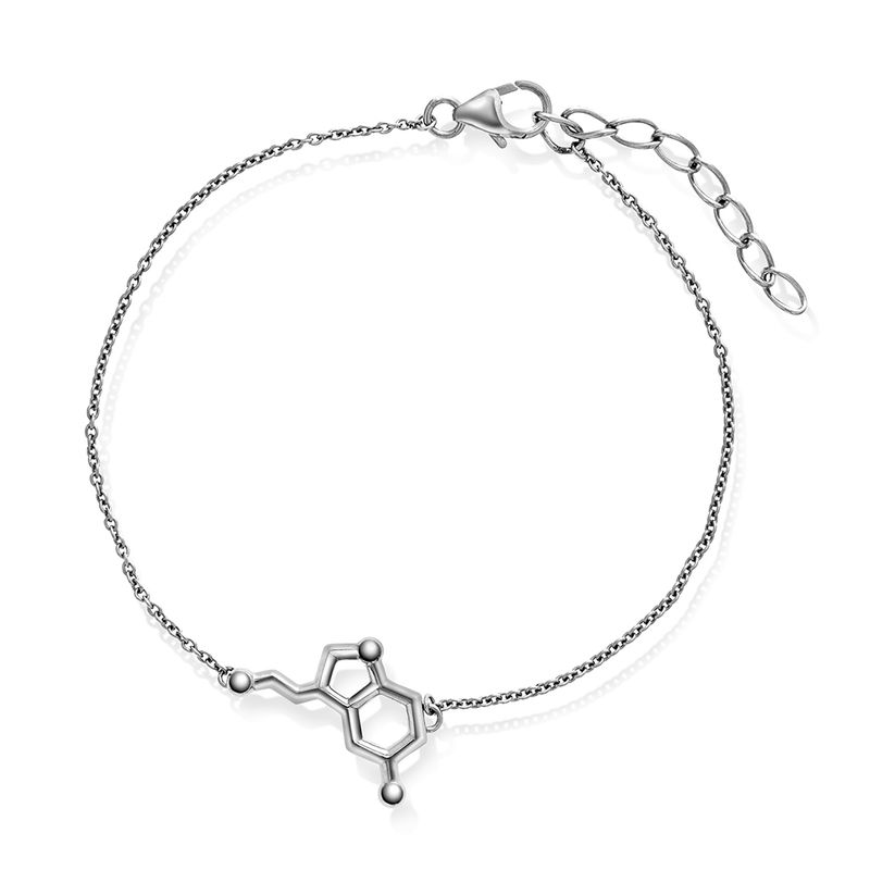 Sandra Lyng Armbånd sølv serotonin glede 48111