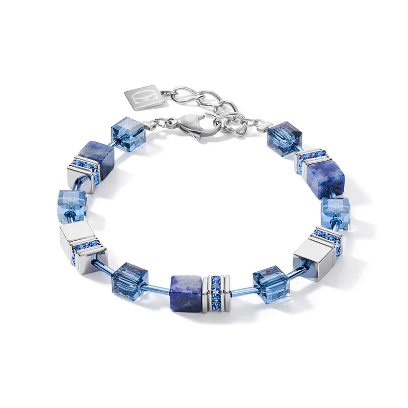 COEUR DE LION Bracelet GeoCUBE Blue 4017300700