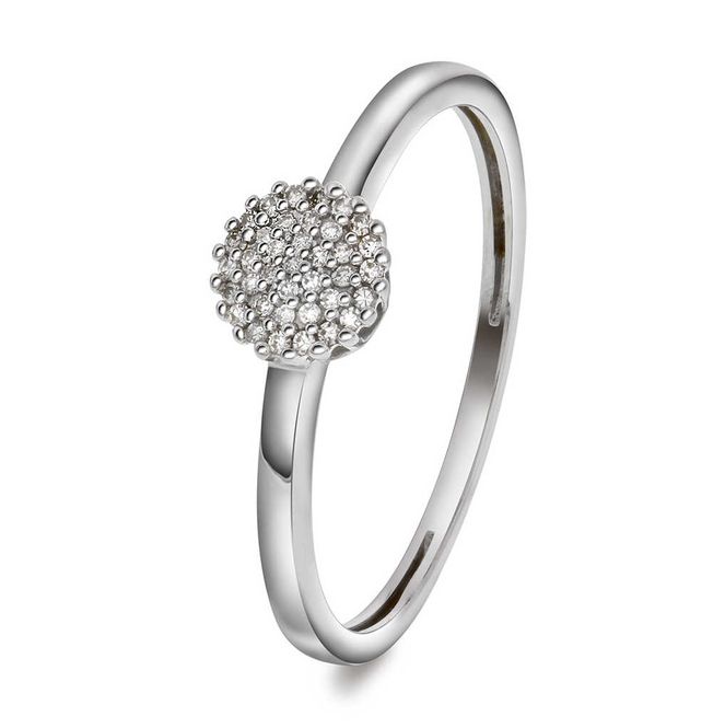 Hovedbilde Ring i hvittgull med diamanter 0,06 ct WSI 59364