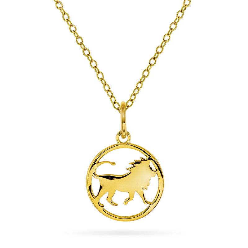 Horoskop Smykke forgylt sølv Løven 992338