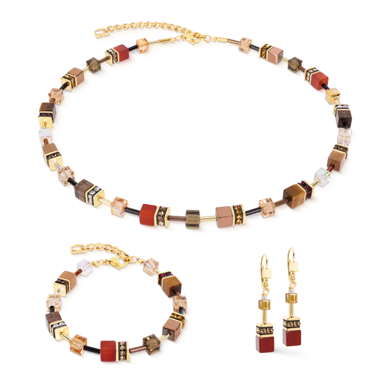 COEUR DE LION Bracelet GeoCUBE Iconic Precious amber 4905301103