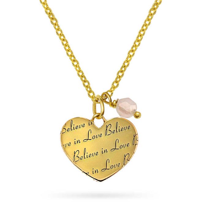 Hovedbilde Serenity Believe in Love smykke med rosenkvarts 221404
