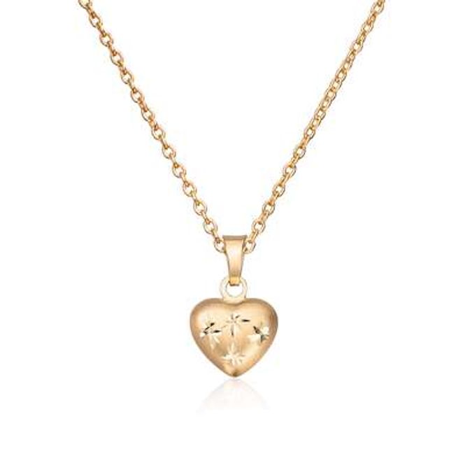 Hovedbilde Anheng hjerte gull 27455