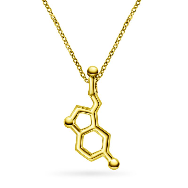 Sandra Lyng Smykke forgylt sølv serotonin glede 48110