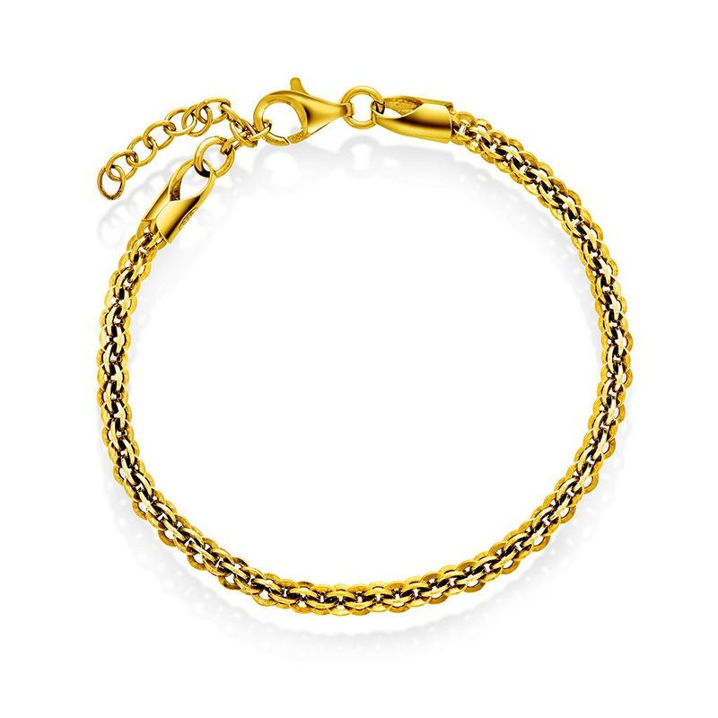 Armbånd forgylt sølv 44564.19