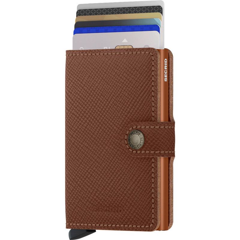 Secrid Miniwallet MSa Saffiano Caramel 